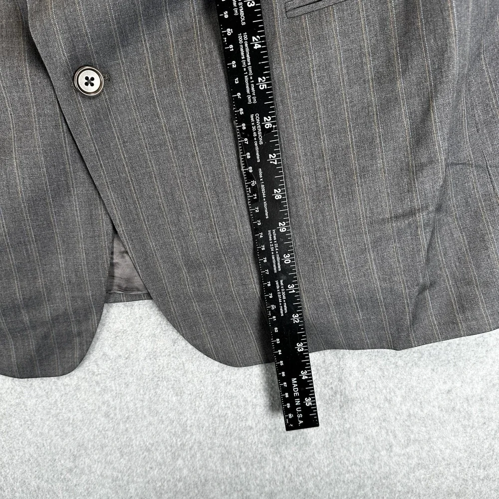 Brooks Brothers 1818 Madison Suit Mens Blazer 48 Pants 43x28 Gray Wool 2 Piece